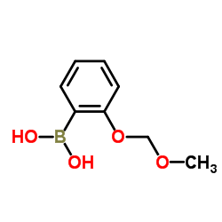 2-(甲氧基甲氧基)苯硼酸结构式