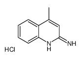 2-氨基-4-甲基喹啉盐酸盐结构式