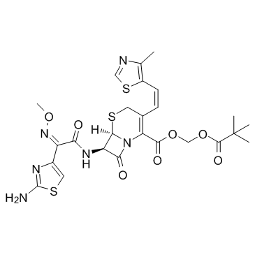 头孢妥仑匹酯结构式