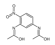 N,N'-(4-nitro-1,3-phenylene)bis(acetamide)结构式