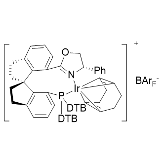 [((Sa,S))-DTB-Ph-SIPHOX)Ir(COD)]BArF结构式