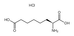 L-α-aminosuberic acid hydrochloride Structure