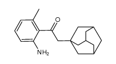 2-(adamantan-1-yl)-1-(2-amino-6-methylphenyl)ethanone Structure