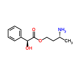 (3R)-3-Aminobutyl (2S)-hydroxy(phenyl)acetate structure