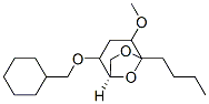 6,8-Dioxabicyclo3.2.1octane, 5-butyl-2-(cyclohexylmethoxy)-4-methoxy-, 1R-(exo,exo)- Structure