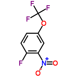 3-硝基-4-氟三氟甲氧基苯结构式