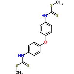 Dimethyl (oxydi-4,1-phenylene)biscarbamodithioate Structure