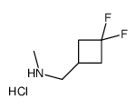 1-(3,3-difluorocyclobutyl)-N-methylmethanamine,hydrochloride Structure