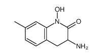 3-amino-1-hydroxy-7-methyl-3,4-dihydroquinolin-2-one结构式