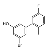 3-bromo-5-(5-fluoro-2-methylphenyl)phenol Structure