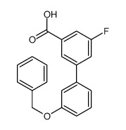 3-fluoro-5-(3-phenylmethoxyphenyl)benzoic acid Structure