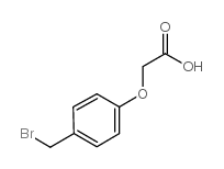 4-(溴甲基)苯氧基乙酸结构式