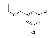 2,4-二氯-6-乙氧基甲基-嘧啶结构式