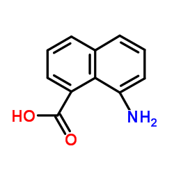 1-氨基-8-萘甲酸结构式