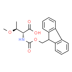 N-[(9H-Fluoren-9-ylmethoxy)carbonyl]-O-methyl-D-threonine structure