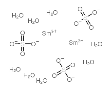 samarium sulfate Structure