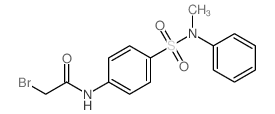 Acetamide, 2-bromo-N-[4-[(methylphenylamino)sulfonyl]phenyl]- Structure