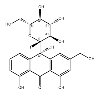10-羟基芦荟苷B结构式