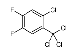 1-chloro-4,5-difluoro-2-(trichloromethyl)benzene结构式