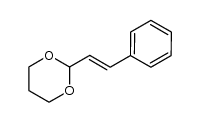 (E)-1-(1',3'-dioxan-2'-yl)-2-phenylethene结构式