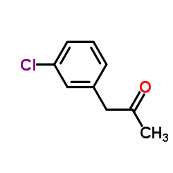 1-(3-氯苯基)丙-2-酮结构式