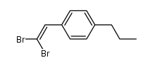 4-n-Propyl-β,β'-dibromostyrene Structure