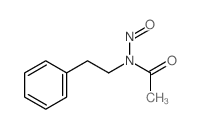 Acetamide,N-nitroso-N-(2-phenylethyl)- Structure