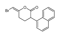 6-(bromomethylidene)-3-naphthalen-1-yloxan-2-one结构式