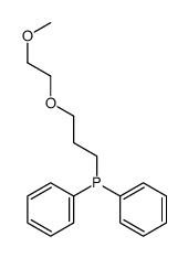 3-(2-methoxyethoxy)propyl-diphenylphosphane Structure
