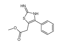 METHYL 2-(2-AMINO-4-PHENYLTHIAZOL-5-YL)ACETATE结构式