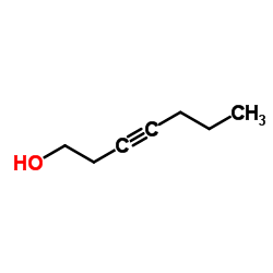 3-庚炔-1-醇结构式