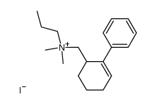 N,N-dimethyl-N-((2,3,4,5-tetrahydro-[1,1'-biphenyl]-2-yl)methyl)propan-1-aminium iodide Structure