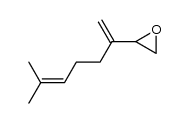 2-methyl-6-methylene-7,8-epoxyoct-2-ene结构式