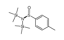 (S)-4-methyl-N,N-bis(trimethylsilyl)benzenesulfinamide Structure