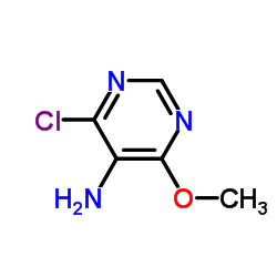 4-Chloro-6-methoxy-5-pyrimidinamine structure