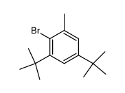 2-bromo-1,5-di-tert-butyl-3-methyl-benzene Structure