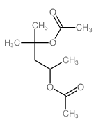 2,4-Pentanediol,2-methyl-, 2,4-diacetate Structure