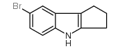 7-溴-1,2,3,4-四氢环戊二烯并[b]吲哚结构式