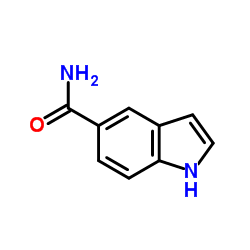 1H-吲哚-5-甲酰胺结构式