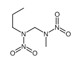 N-methyl-N-[[nitro(propyl)amino]methyl]nitramide结构式