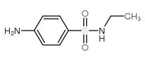 4-氨基-N-乙基苯磺酰胺结构式
