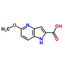 5-Methoxy-1H-pyrrolo[3,2-b]pyridine-2-carboxylic acid Structure