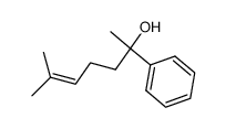 1-phenyl-6-methyl-5-hepten-2-ol Structure