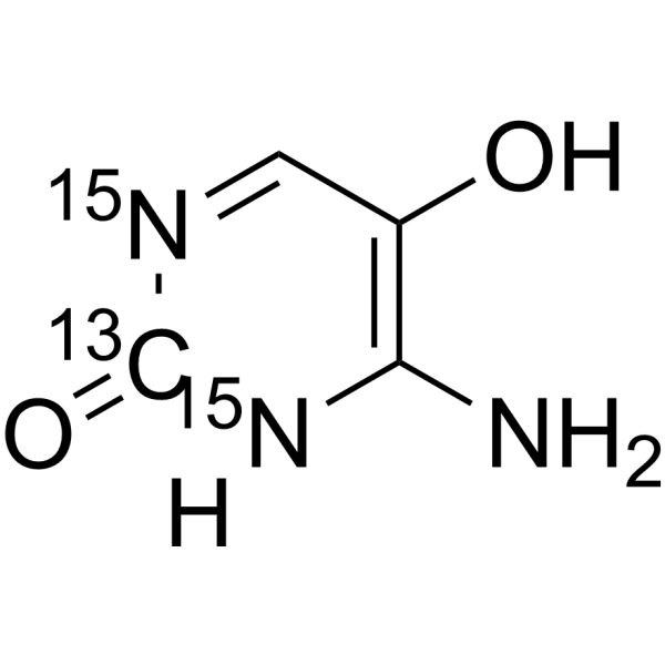 5-Hydroxycytosine-13C,15N2 Structure