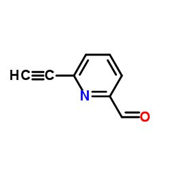 6-乙炔吡啶-2-甲醛结构式