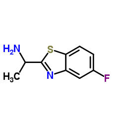 (R)-1-(6-氟苯并[d]噻唑-2-乙胺结构式