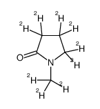 1-甲基-2-吡咯烷酮-D9结构式