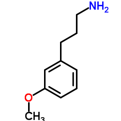 3-(3-甲氧苯基)-1-丙胺结构式
