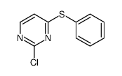 2-CHLORO-4-(PHENYLTHIO)PYRIMIDINE Structure