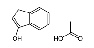 acetic acid,3H-inden-1-ol Structure